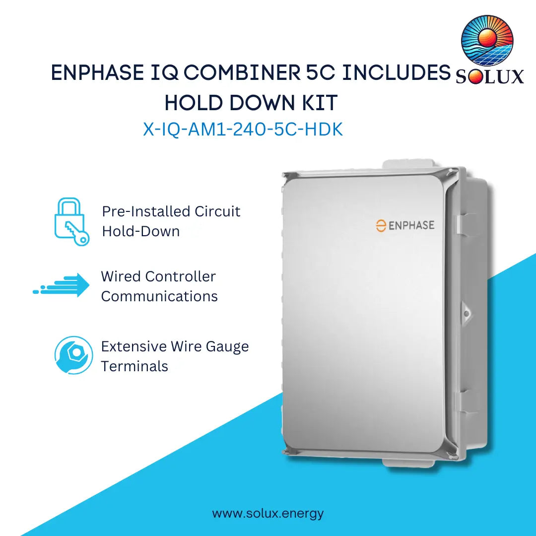 This is an image of This is an image of Enphase IQ Combiner 5C with IQ Gateway