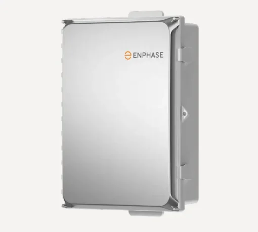 Product Image of X-IQ-AM1-240-5: A white Enphase IQ Combiner with Envoy Gateway shown on a white background.