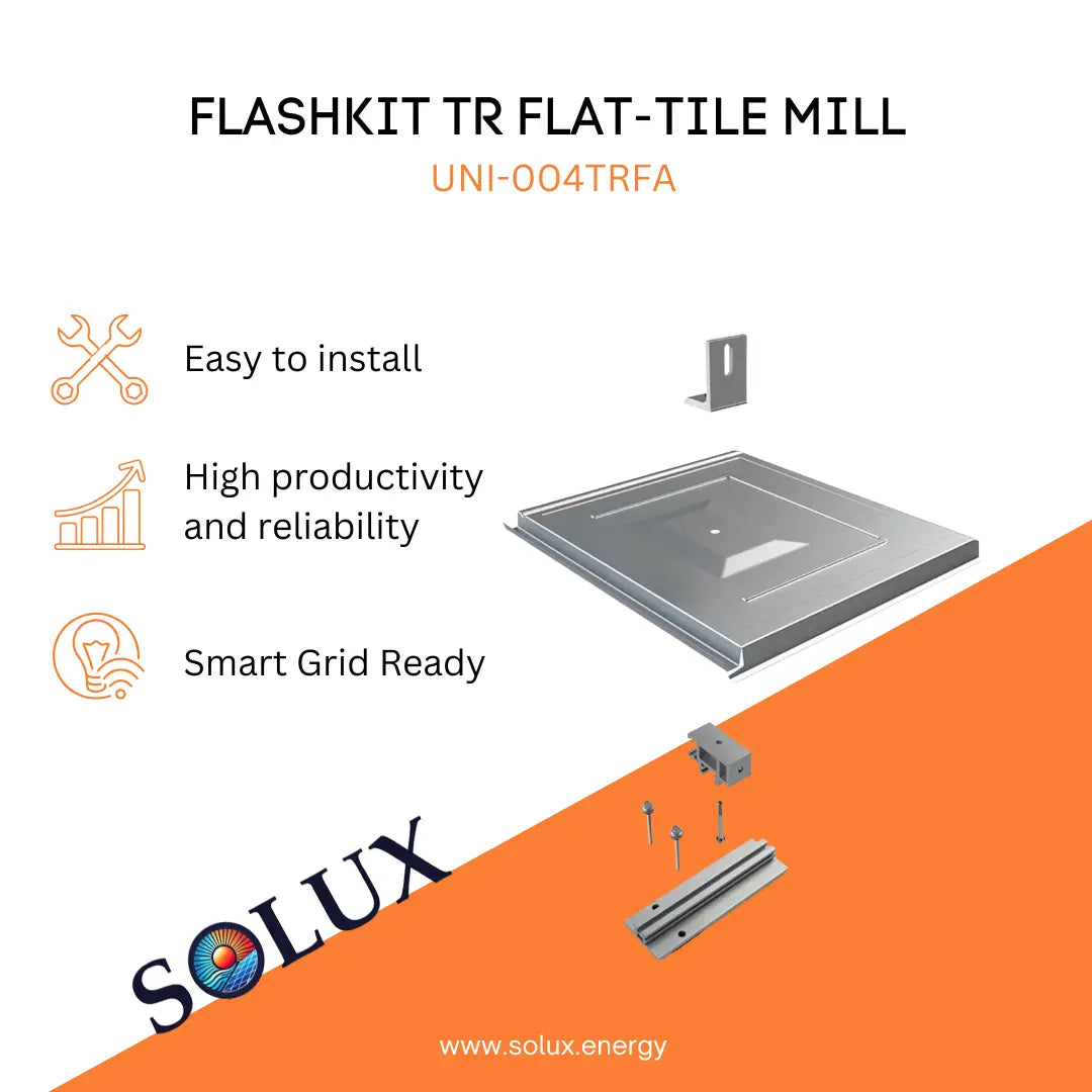 UNIRAC FLASHKIT TR FLAT-TILE MILL (Priced as 1 pc