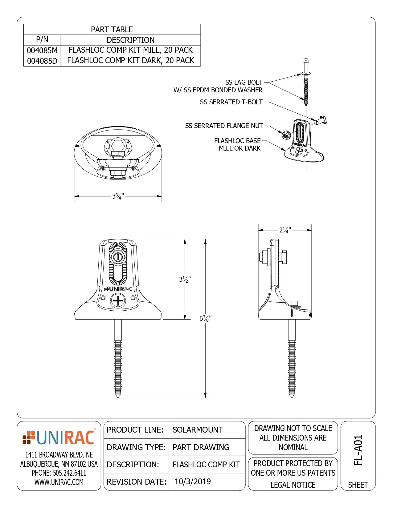 UNI-004085D triple seal