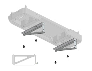Fortress eForce Wall Mounting bracket for 9.6 kwh eForce module