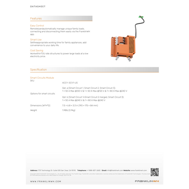 FWH-ACCY-SCV1-US circuit smart​