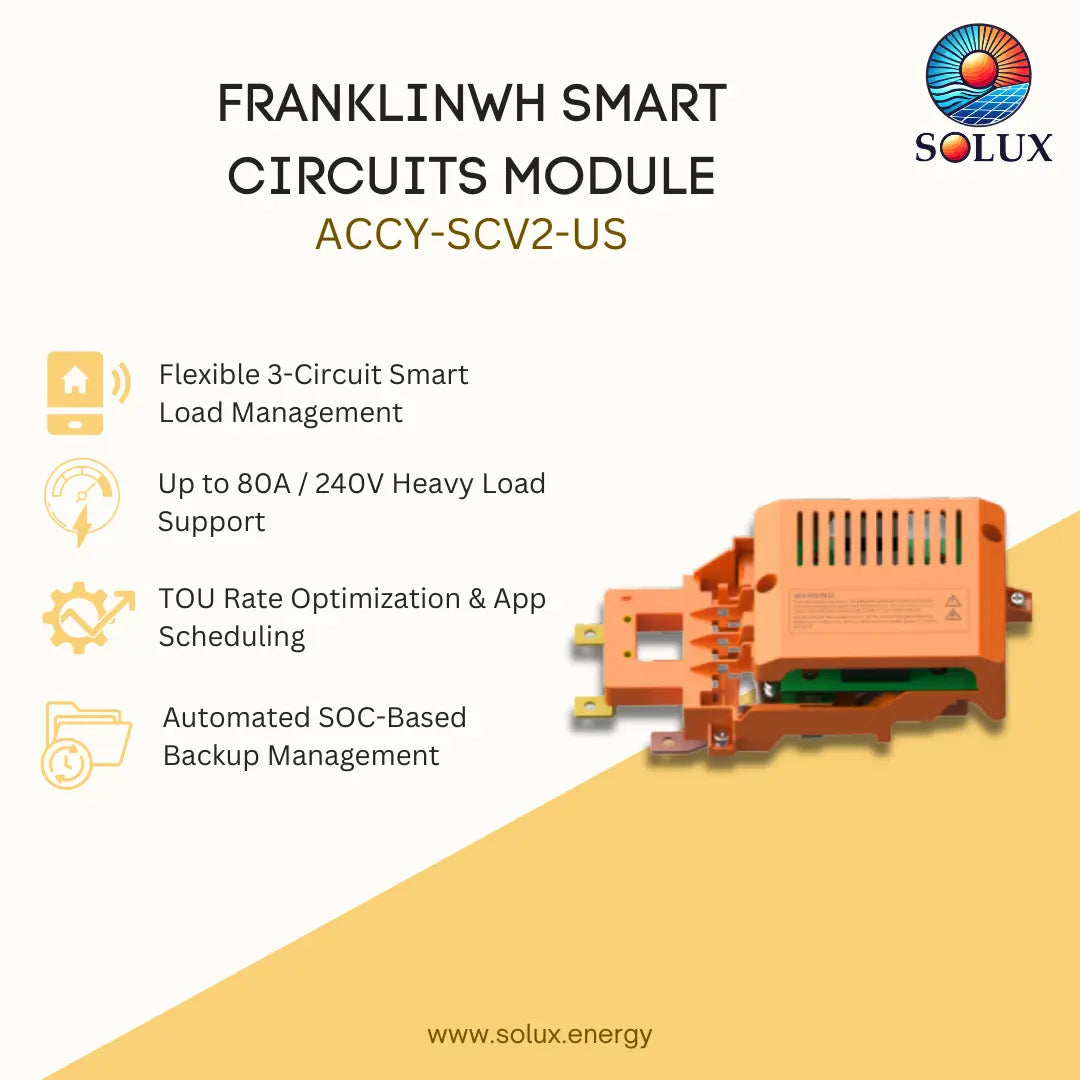 FranklinWH FWH-ACCY-SCV2-US Smart Circuits Module - 3 Circuits