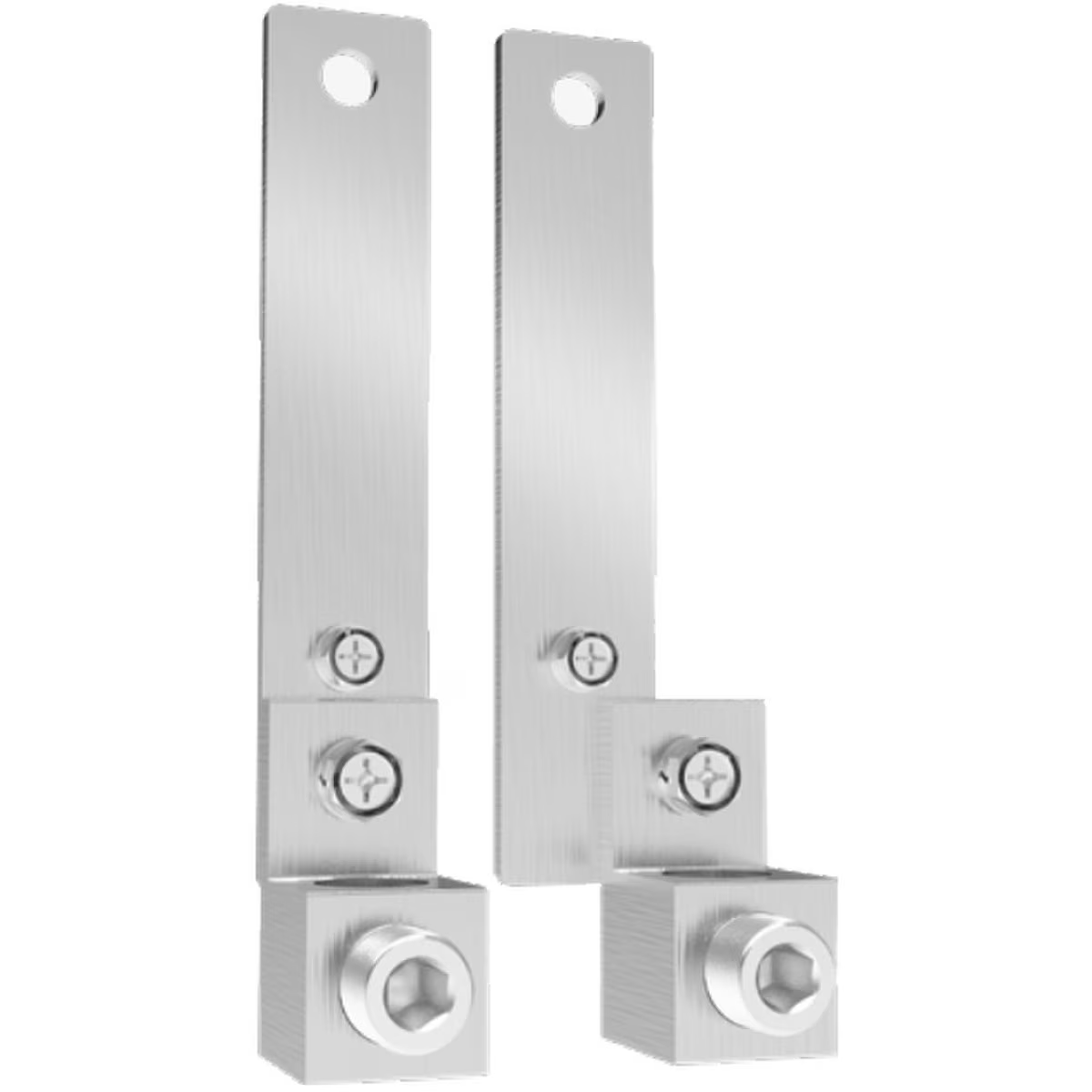 FranklinWH FWH-ACCY-BLV2-US Backup Expansion Lug Kit a pair of metallic door handles on a white background