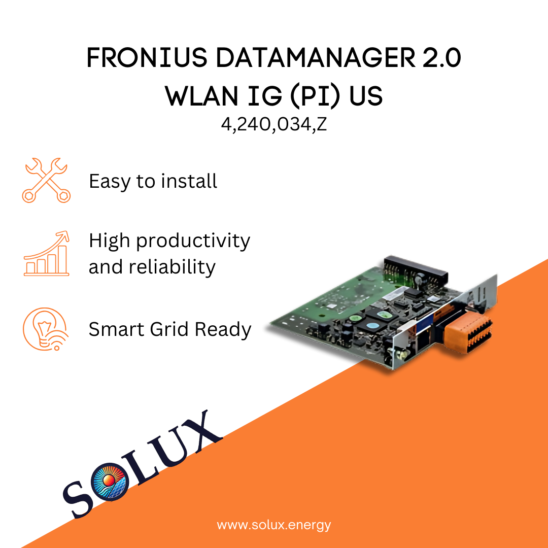This is an image of Fronius Datamanager 2.0 WLAN IG(Pl) US Smart Grid