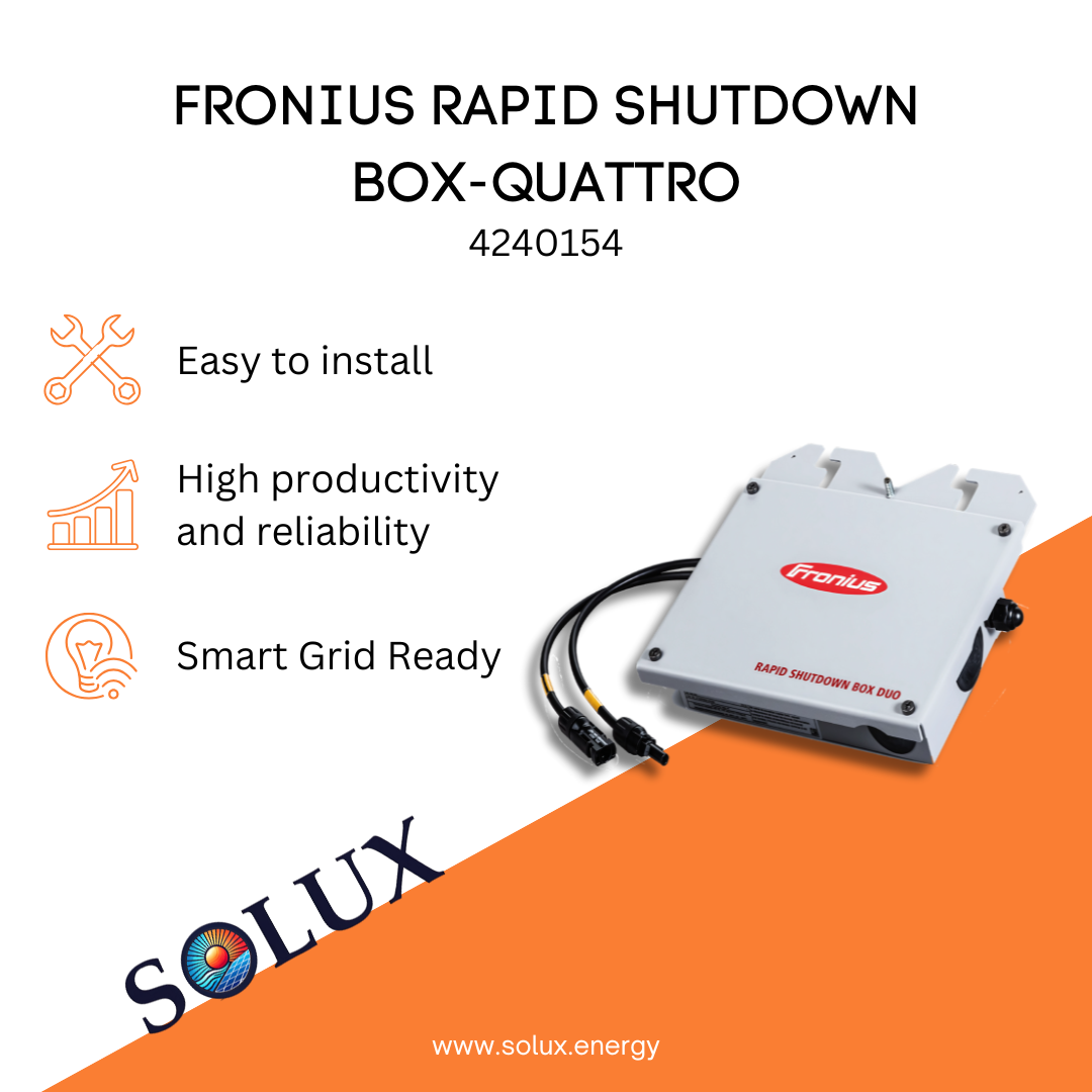 This is an image of Fronius Rapid Shutdown Box Safety Device-Quattro