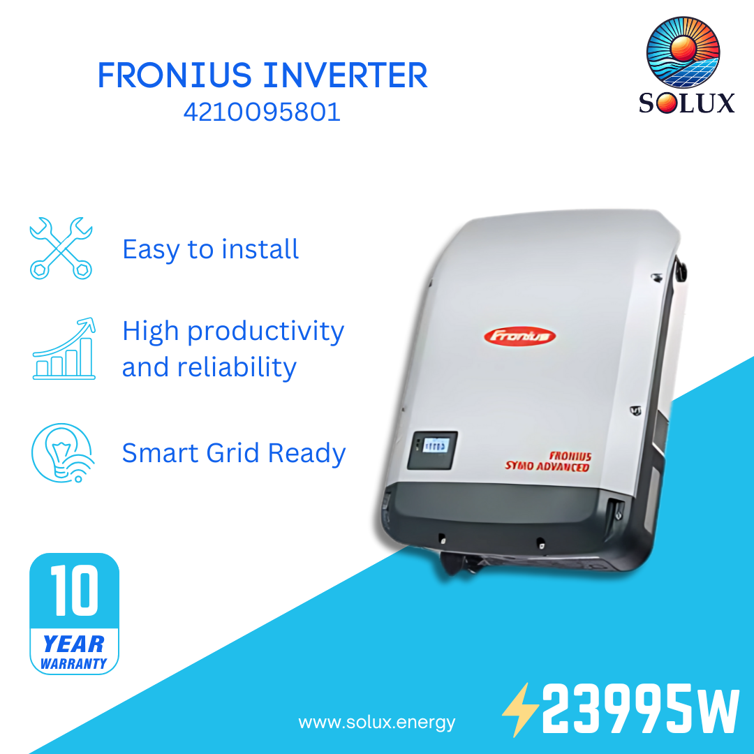 This is an image of Fronius Symo Advanced Lite FRO-SA-24.0-3-480-L 15kW Three Phase Inverter
