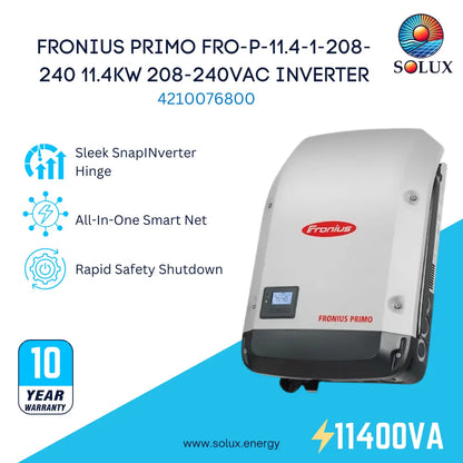 This is an image of Fronius Primo Inverter FRO-P-11.4-1-208-240