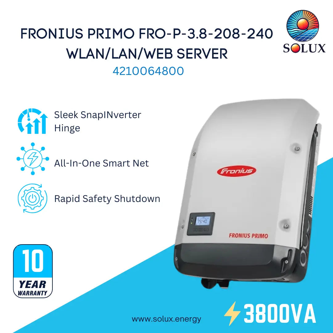 This is an image of Fronius Primo FRO-P-3.8-208-240 3,800VA  Inverter 