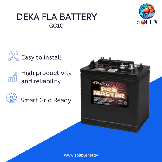 MK Deka GC10 6VDC Flooded Lead-Acid Battery