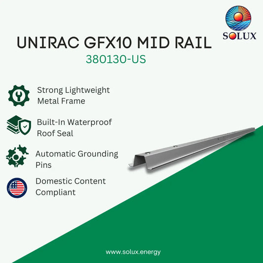 Unirac GFX10 MID RAIL, MW