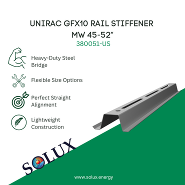 An image of Ironridge gridflex stiffiner 45 inches to 52 inches, domestic content