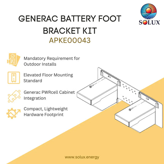 Generac APKE00043 PWRcell APKE00043 Battery Foot Bracket Kit