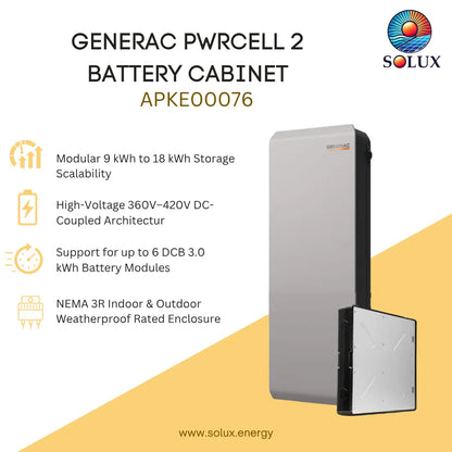 Generac APKE00076 PWRcell 2 Battery Cabinet