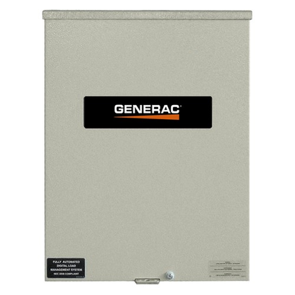 Generac electrical panel on a white background