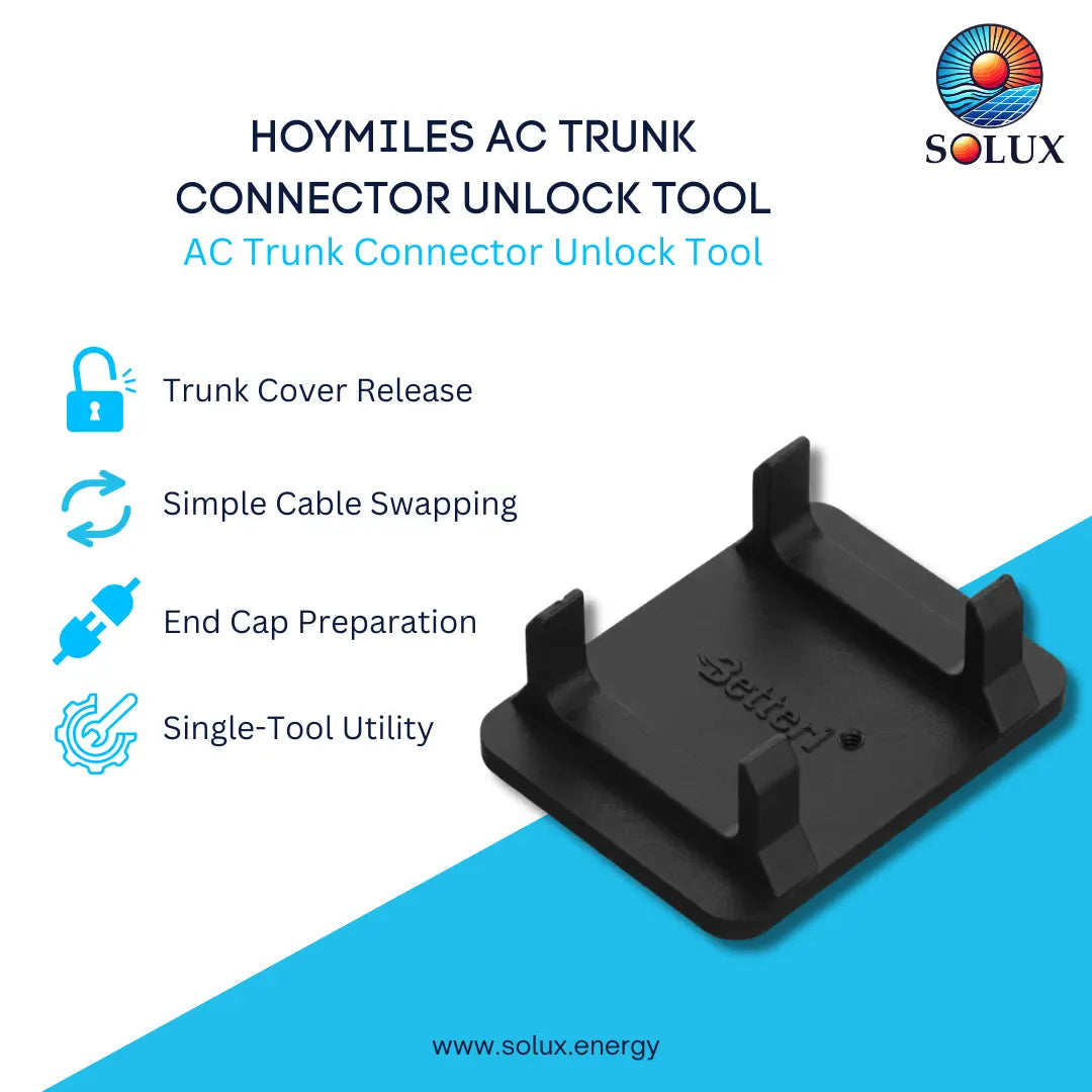 This is an image of Hoymiles AC Trunk Connector Unlock
