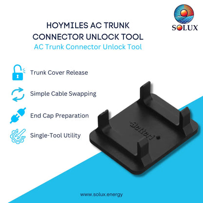 This is an image of Hoymiles AC Trunk Connector Unlock