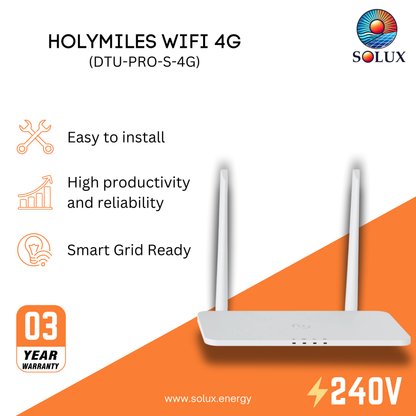 Hoymiles DTU Pro 4G gateway for reliable solar monitoring.