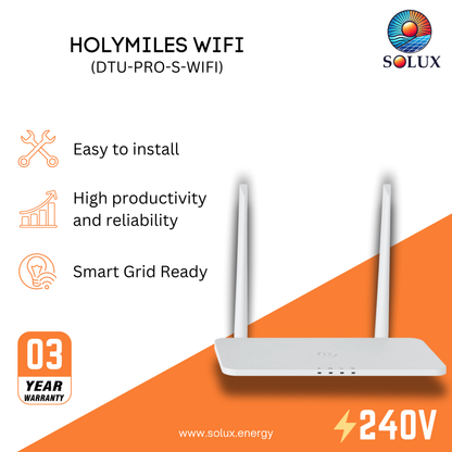 Hoymiles DTU WiFi gateway for monitoring your solar panel system.