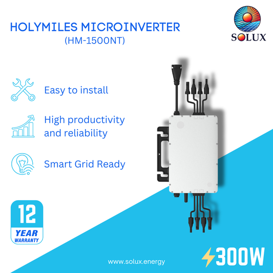 Maximize solar energy harvest with the Hoymiles HM-NT 1500T microinverter.