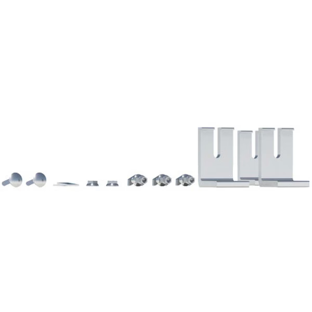 Ironridge BX flat roof mounting hardware (incl. L feet) (Priced as each)