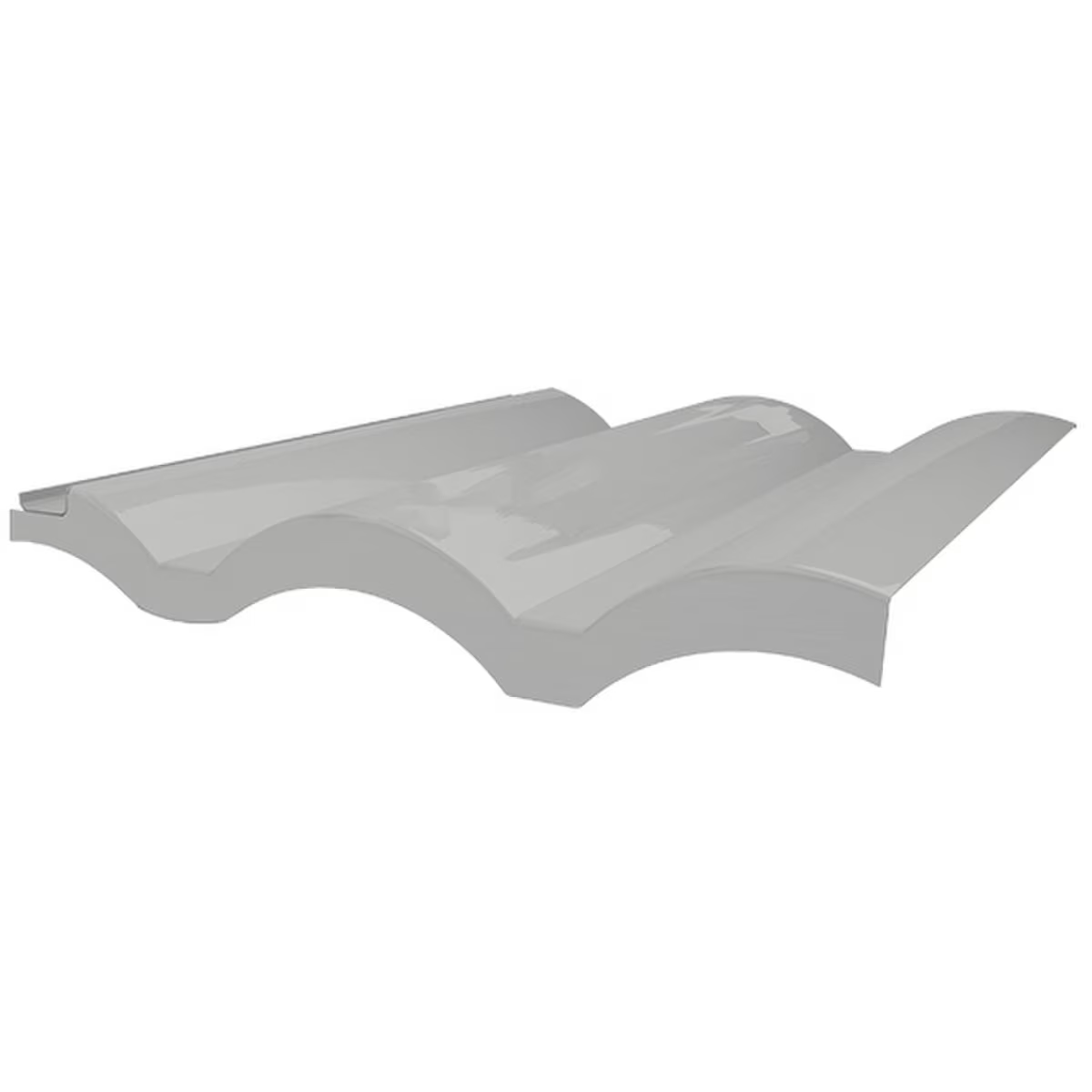 Ironridge Tile Replacement Flashing, W-Tile, Mill (Priced as each)