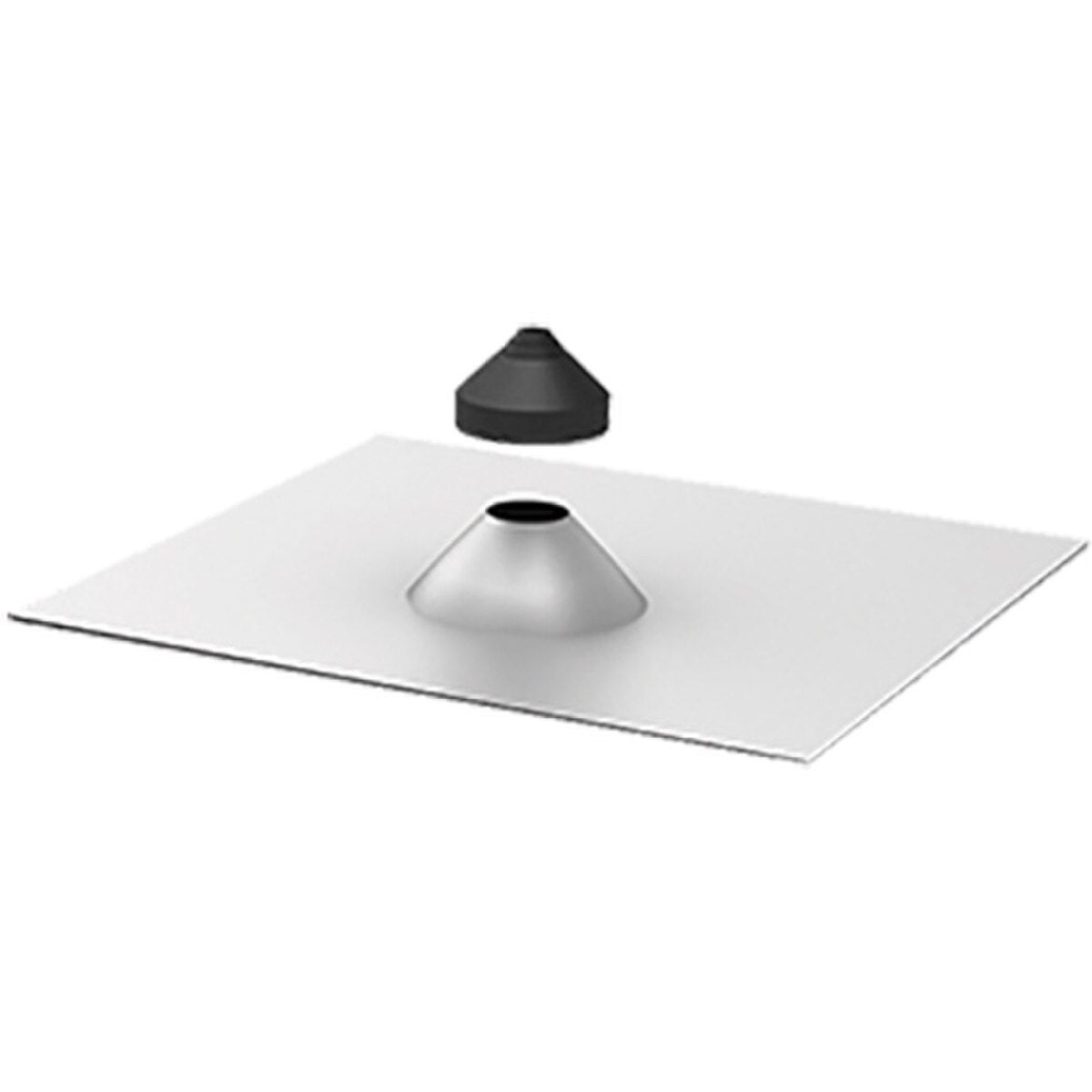 Ironridge Conduit Penetration Flashing, Tile, Mill (Priced as each)