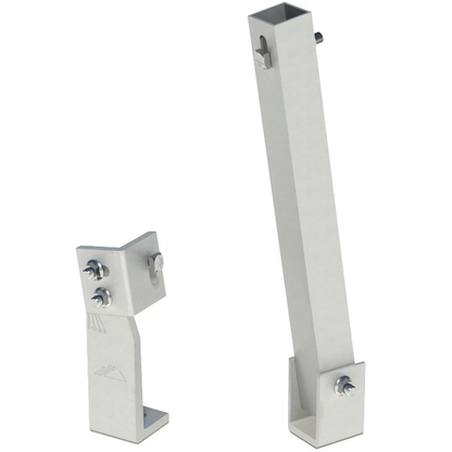 Ironridge Kit, Fixed Tilt Leg, 20", Mill (Priced as each)