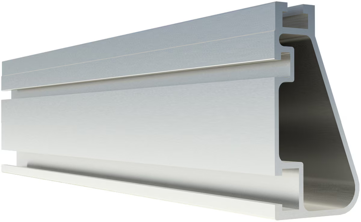 Ironridge XR1000, Rail 210" (17' 6" Feet) Mill (Priced as each)