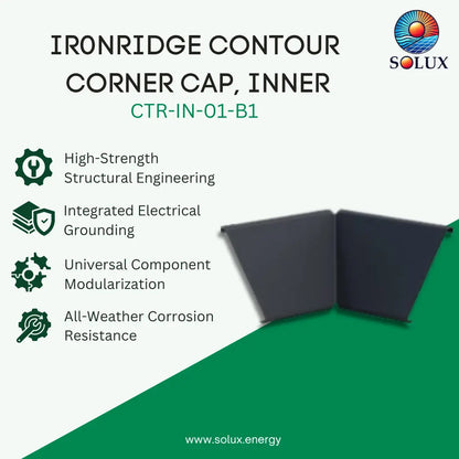 IronRidge Contour Corner Cap, Inner