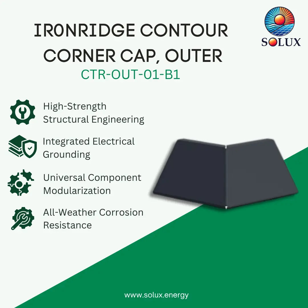 IronRidge Contour Corner Cap, Outer