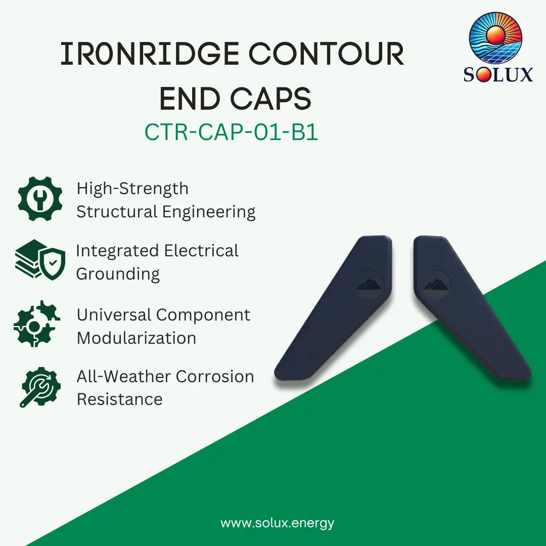 IronRidge Contour End Caps (L-R Pair)