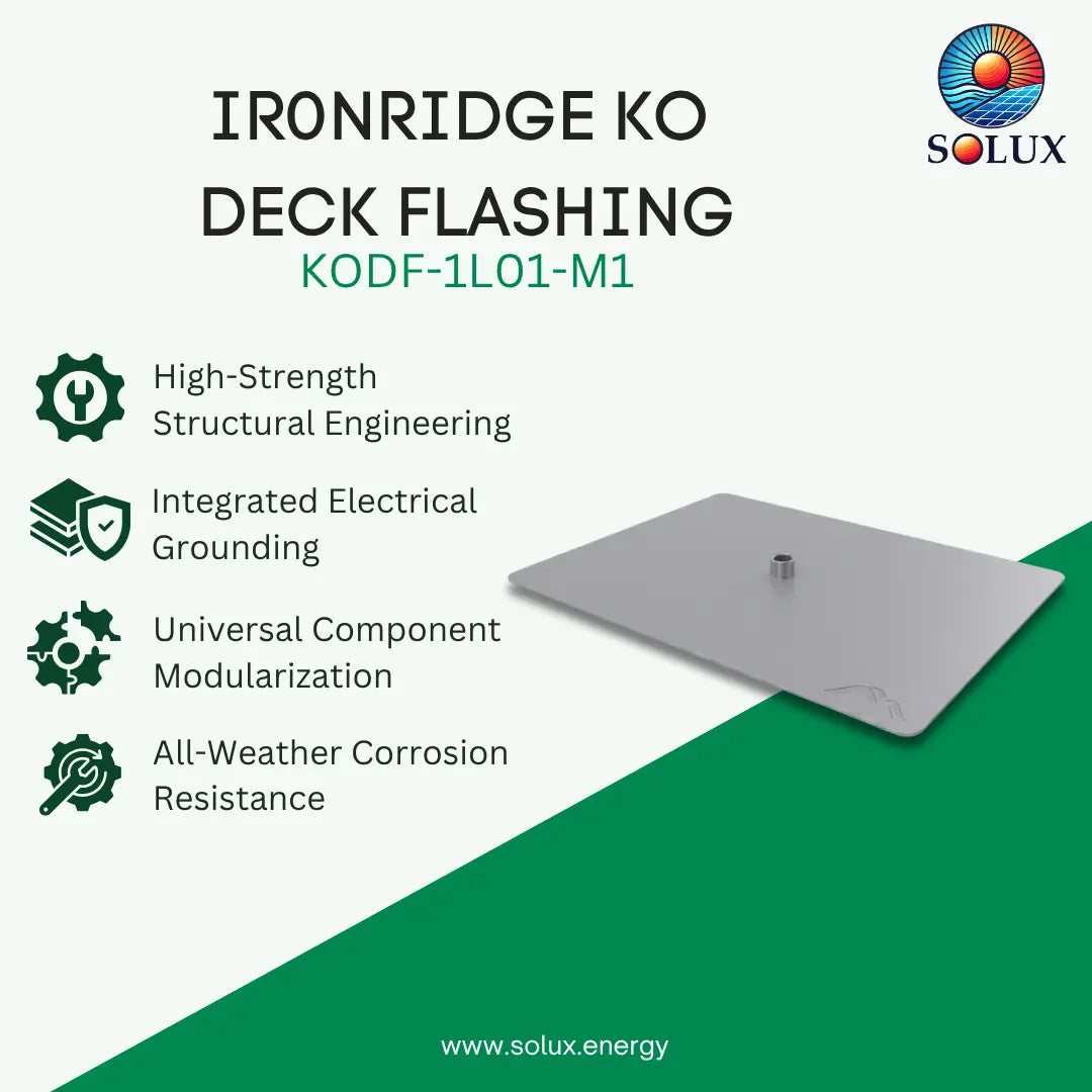 IronRidge KO Deck Flashing