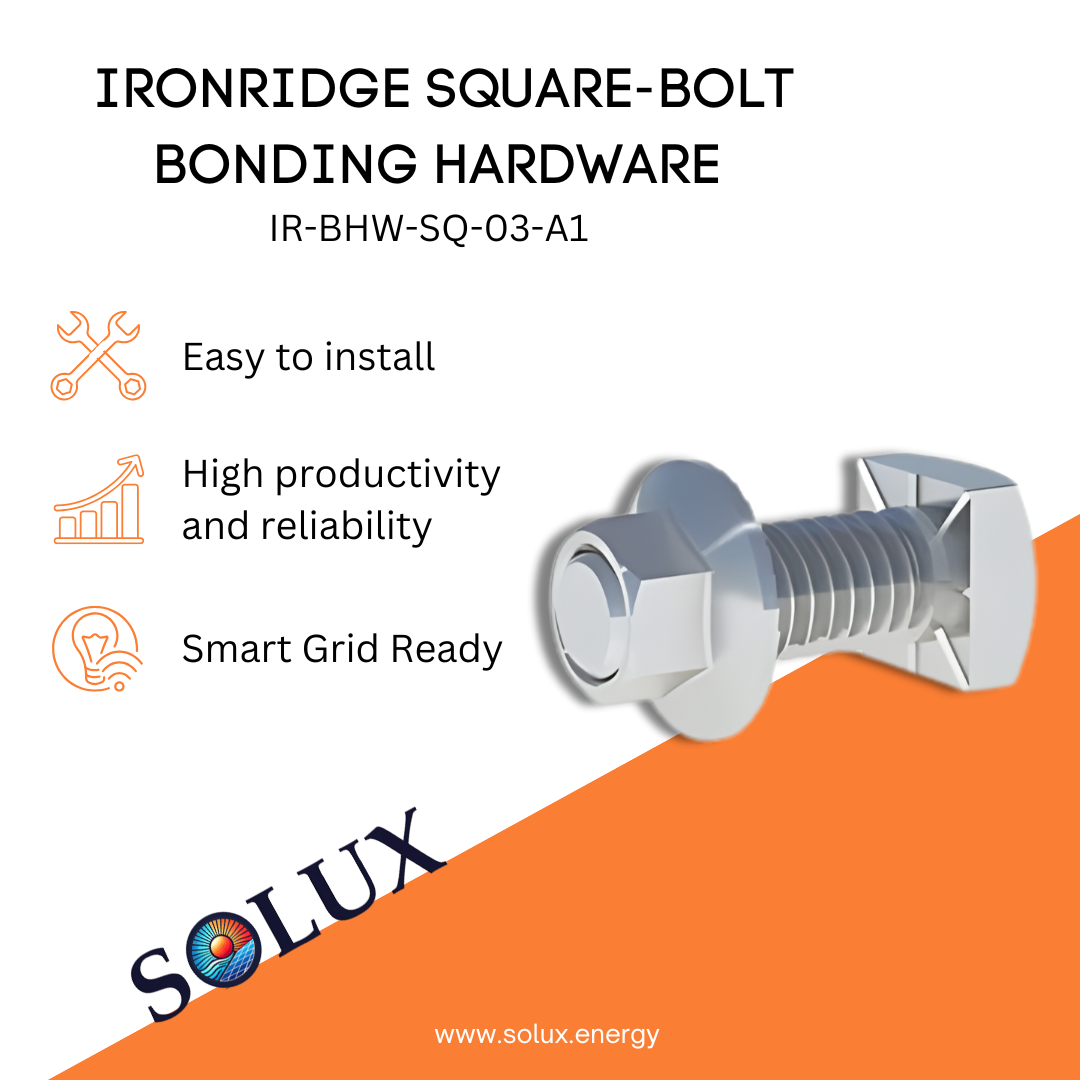 This is an image of Bolt Square Bonding Hardware Ironridge