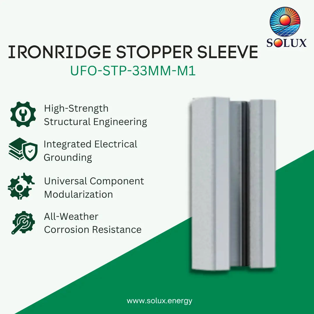 IronRidge Stopper Sleeve 33MM Mill