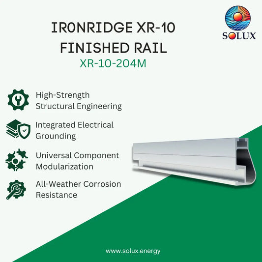 IronRidge XR-10 Finished Rail 204" (17 FT) (Mill)