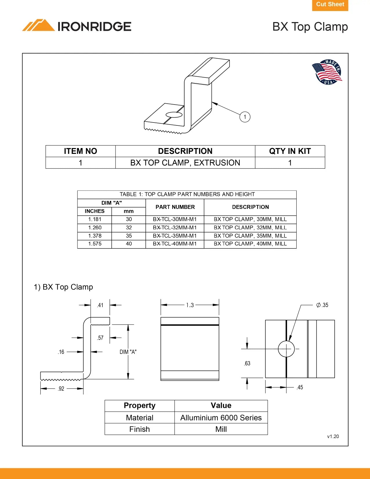 BX-TCL-33MM-M1 ballasted solar racking
BX-TCL-46MM-M1 mill clamps
BX-TCL-38MM-M1 ballast clamp