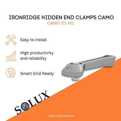 This is an image of IronRidge Camo End Clamp Hidden