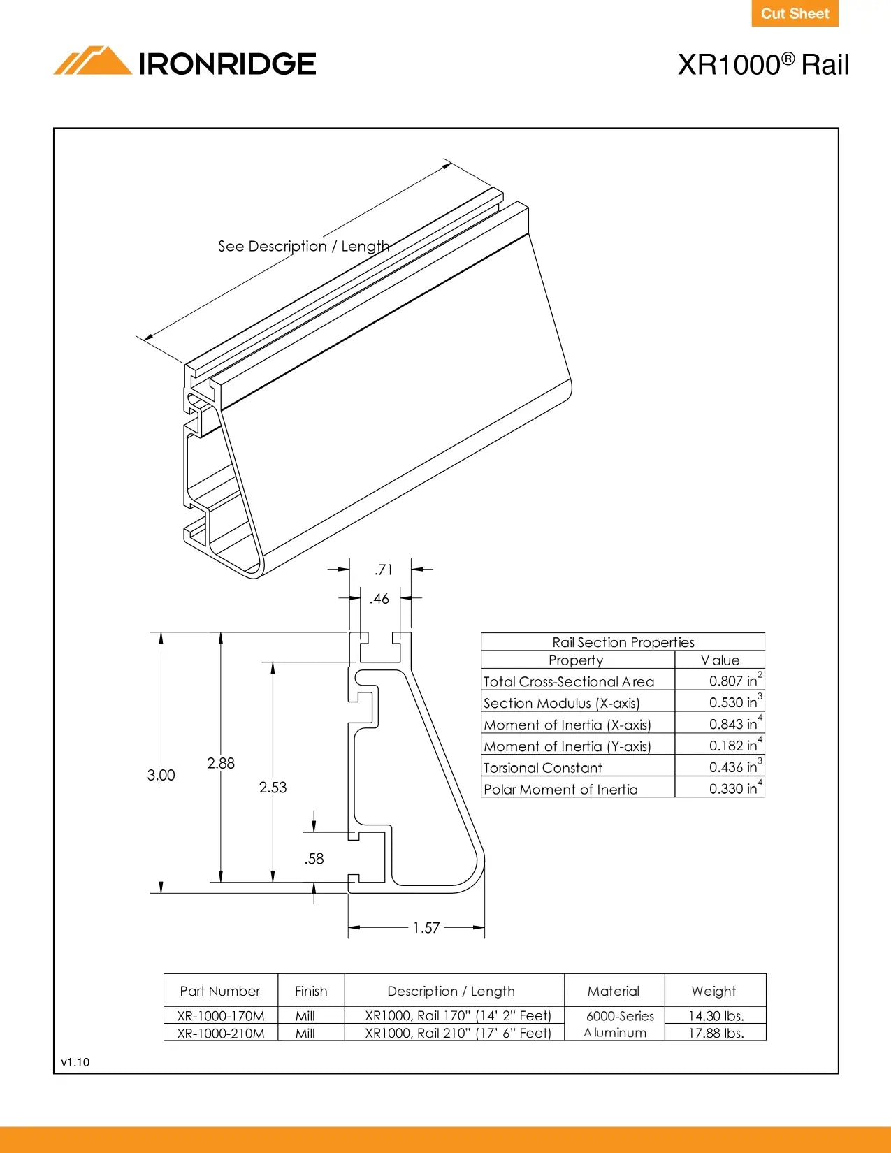 XR-1000-204M, XR-1000-168M
