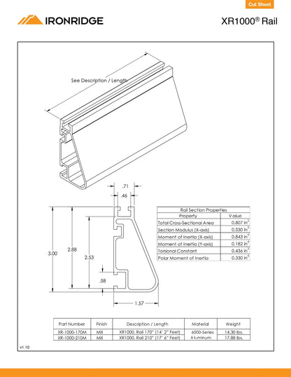 XR-1000-204M, XR-1000-168M