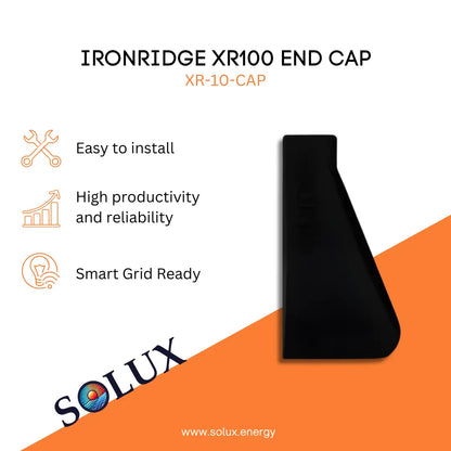 Polycarbonate End Cap - Ironridge XR100