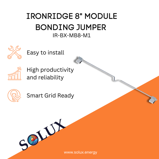 This is an image of Jumping Bond  8" module bonding jumper by Ironridge