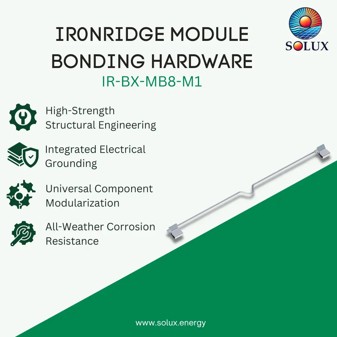 Ironridge 8" module bonding jumper (Priced as each)