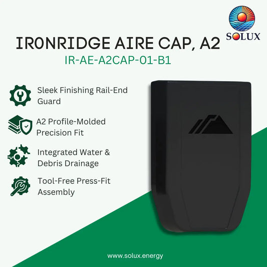 IronRidge IR-AE-A2CAP-01-B1 Aire Cap, A2 (Priced as each)