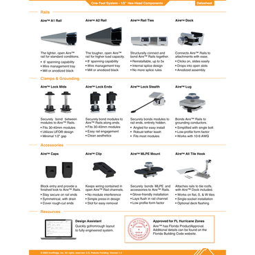 IR-AE-A2CAP-01-B1 ironridge end caps