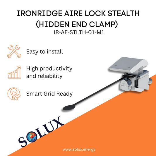 This is an image of Stealth Locks Hidden End Clamps from Ironridge 