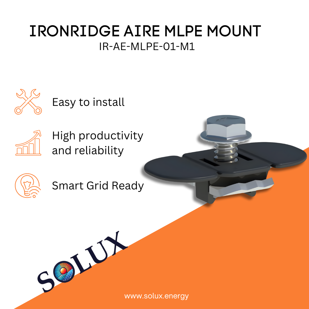 This is an image of Solar Mounting, MLPE Mount by Ironridge (Priced as each)