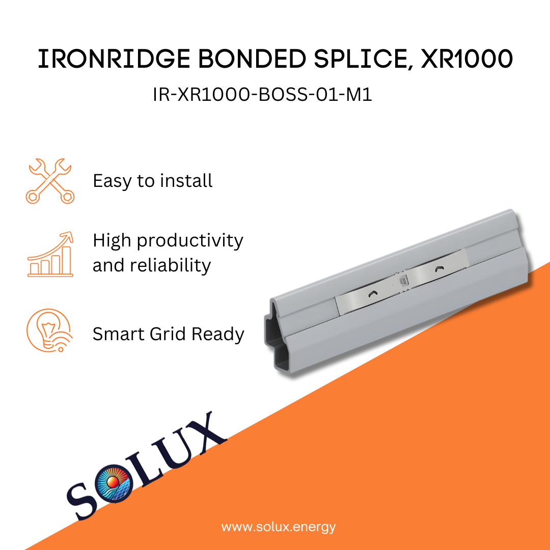 This is an image of Splice Kit - Ironridge Bonded Splice, XR1000