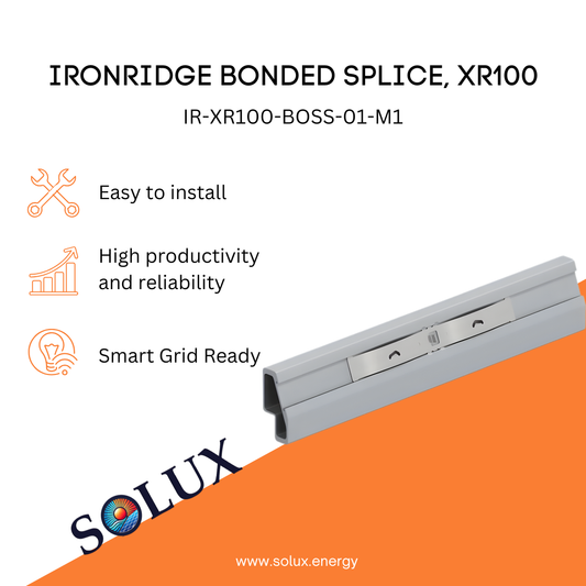 This is an image of Conduit Bracket Ironridge XR100 Bonded Splice