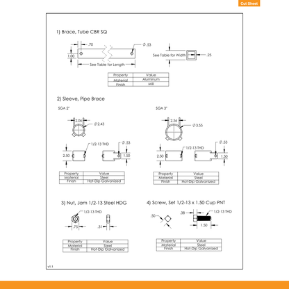 IR-GM-DB2-SLV01-M1 mounting kit​